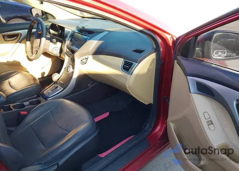 2013 Hyundai Elantra Gls из США, поврежденный, VIN 5NPDH4AE2DH450981